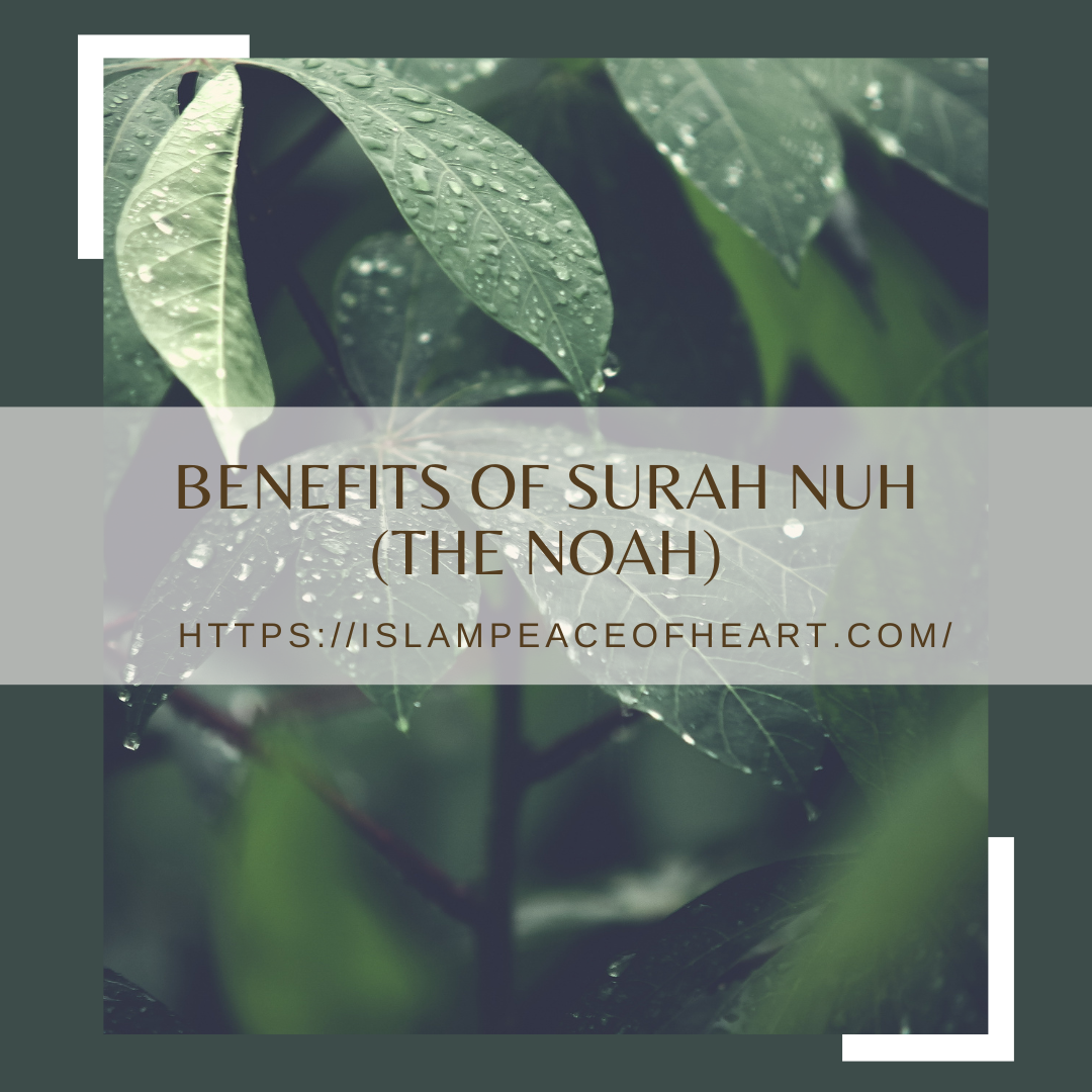 Benefits of Surah Nuh (The Noah)