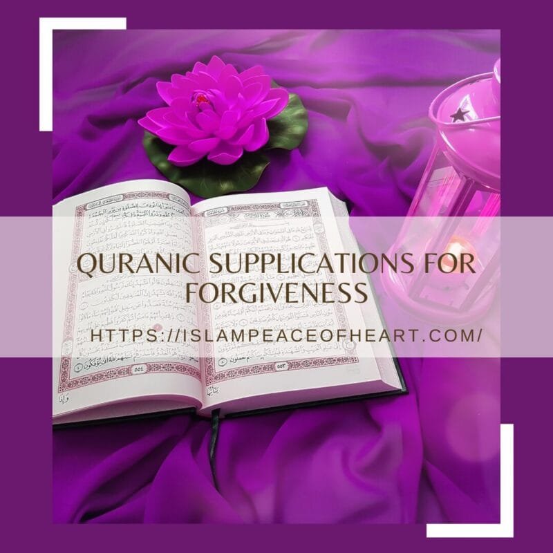 Quranic Supplications for Forgiveness